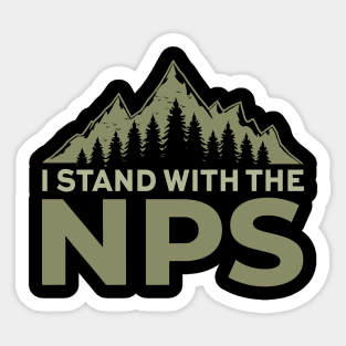 I Stand With the NPS Sticker